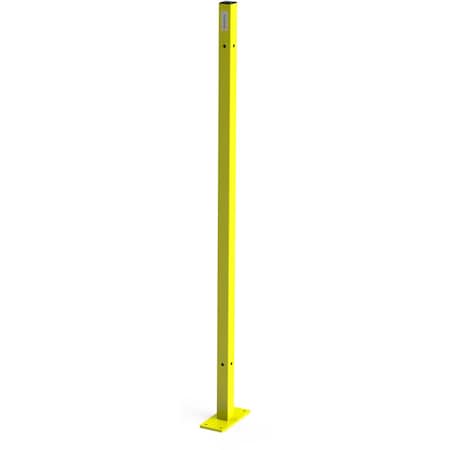 Global Industrial Machine Guard Corner Post, Yellow 800492YL